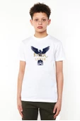 The Fall of the House of Usher Raven Beyaz Çocuk Bisikletyaka Tshirt - 1