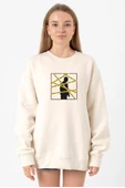 The Mentalist Crime Scene Tape Ekru Kadın 2ip Sweatshirt thumbnail 1