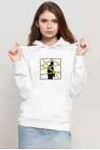The Mentalist Crime Scene Tape Beyaz Kadın 3ip Kapşonlu Sweatshirt thumbnail 1