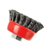 Tomax Burgulu Çanak Fırça 80 Mm Çimento, Cüruf Temizleme - 1