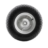 Cobra El Arabası Yük Taşıma Tekeri Bilyeli Rulmanlı Havalı Dubleks 350x70 mm Çelik Jant Tekerlek - 4