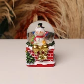 Yılbaşı Tasarımlı Mini Işıksız Küre - 1