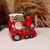 Yılbaşı Hediyesi Işıklı Tren Noel Baba  Biblosu - 4
