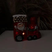 Yılbaşı Hediyesi Işıklı Tren Noel Baba  Biblosu - 5