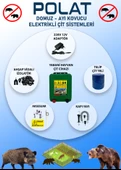 POLAT 220V ADAPTÖRLÜ EKO 500 Metre (5-10 DÖNÜM) Elektrikli Çit - 1