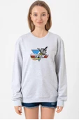 Top Gun Vintage Jet Stars Grimelanj Kadın 2ip Sweatshirt thumbnail 1