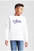 Willy Wonka Logo Beyaz Çocuk 2ip Sweatshirt - 1