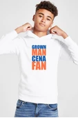 Wwe Grown Man Cena Fan Beyaz Çocuk 3ip Kapşonlu  Sweatshirt - 1