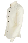 Erkek Gömlek Slim Fit RAR00455 Sarı - 5