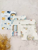 3 Adet Çok Amaçlı Müslin Bezi Örtü Battaniye thumbnail 1