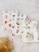 3 Adet Çok Amaçlı Müslin Bezi Örtü Battaniye thumbnail 1