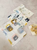 3 Adet Çok Amaçlı Müslin Bezi Örtü Battaniye thumbnail 1