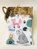 3 Adet 110x110  Çok Amaçlı Müslin Bezi Örtü Battaniye thumbnail 4