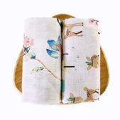 2 Adet  Çok Amaçlı Müslin Örtü thumbnail 1