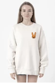 Bad Bunny Halloween Beyaz Kadın 2ip Sweatshirt thumbnail 1