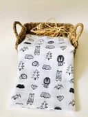 2 Adet  Çok Amaçlı Müslin Bezi Örtü Battaniye thumbnail 2