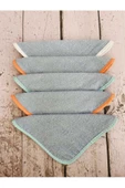 5'li Micro-Cotton Bebek Ağız Mendili Önlük Havlu - 1