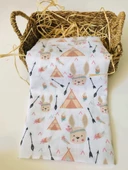 3 Adet 110x110  Çok Amaçlı Müslin Bezi Örtü Battaniye thumbnail 3