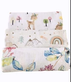 3 Adet 110x110 Çok Amaçlı Müslin Örtü thumbnail 1