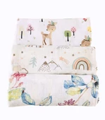 3 Adet 110x110 Çok Amaçlı Müslin Örtü thumbnail 3