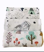 3 Adet Çok Amaçlı Müslin Örtü - 1