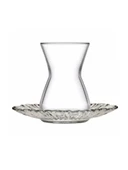 Paşabahçe 96621 Şelale 6 Kişilik Çay Takımı 150 cc 12 Parça thumbnail 1