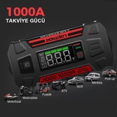 Lokithor J1000 12V 1000Amp LiFePO4 Akıllı Akü Takviye + Powerbank + Led Lamba thumbnail 8