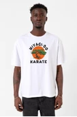 Cobra Kai Miyagi Do Karate Beyaz Erkek Oversize Tshirt thumbnail 1