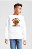 Cobra Kai Miyagi Do Karate Beyaz Çocuk 2ip Sweatshirt - 1