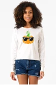 Cool Pumpkin Ekstra Uzunkol Sweatshirt Ekru thumbnail 1