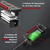 Lokithor J402 12V 3000Amp Li-Polimer Akıllı Akü Takviye + Powerbank + Led Lamba thumbnail 12