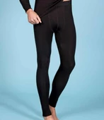 BERRAK 755 ERKEK TERMAL TAYT ALT 2 ADET  XL SİYAH thumbnail 2