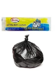 Battal Boy Çöp Torbası 75 x 90 cm 10 Lu Rulo x 1 Paket = 10 Adet (Siyah) - 1