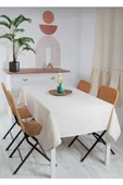 MÖ1 Organik Ham Keten Masa Örtüsü 160x220 Cm - 1
