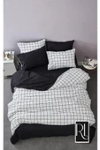 NÇ7 Miss Linda Home Pamuklu Çift Taraflı Çift Kişilik Nevresim Takımı - 1