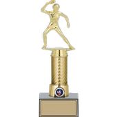 ODAK KUPA - Figürlü Kupalar - Masa Tenisi Kadın Figürlü Kupalar FG-008 C - 28 cm - 1