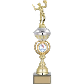 ODAK KUPA - Figürlü Kupalar - Voleybol Kadın Figürlü Kupalar FG-066 C - 46 cm - 1