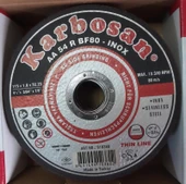 Karbosan Çelik Kesme Taşı Thinline 115 x 1.0 x 22 AA 54 R BF80 INOX - 1 Adet - 1