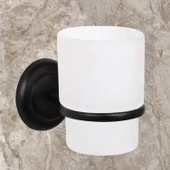 Diş Fırçalık Yapışkanlı Banyo Diş Fırçası Kabı Kutusu Siyah - 4