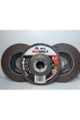 BAUWELT ÇAP115 A040 FLAP DİSK ZIMPARA HIGHTECH 5Lİ PAKET - 1
