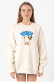 Donal Boobash Halloween Ekru Kadın 2ip Sweatshirt - 1