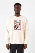 Gintama Anime Gintoki Fruit Juice Ekru Erkek 2ip Sweatshirt thumbnail 1
