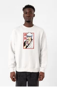 Gintama Anime Gintoki Fruit Juice Beyaz Erkek 2ip Sweatshirt thumbnail 1