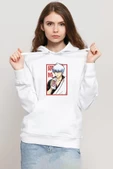Gintama Anime Gintoki Fruit Juice Beyaz Kadın 3ip Kapşonlu Sweatshirt thumbnail 1
