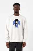 Gintama Anime Kotaro Minimal Beyaz Erkek 2ip Sweatshirt thumbnail 1