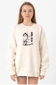 Great Teacher Anime Poster Ekru Kadın 2ip Sweatshirt thumbnail 1
