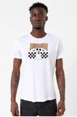Halloween Mickey Ghost Beyaz Erkek Bisikletyaka Tshirt - 1