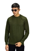 Erkek Spor Sıfır Yaka Sweatshirt R2270 BGL-ST03187 thumbnail 6
