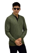 Erkek Polo Yaka Sweatshirt R2250 BGL-ST03196 thumbnail 6