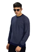 Erkek Spor Sıfır Yaka Sweatshirt R2270 BGL-ST03187 thumbnail 8